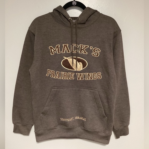 Sweater Mack’s Prairie Wing Men’s Size S Gray Fall Winter Pullover Pocket